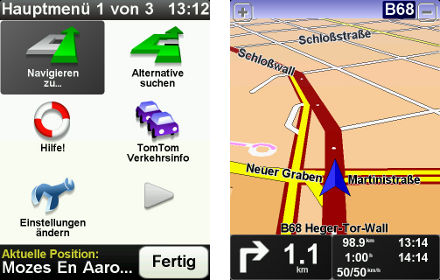 Der Tom Tom Navigator 7 macht aus dem Smartphone ein Navi